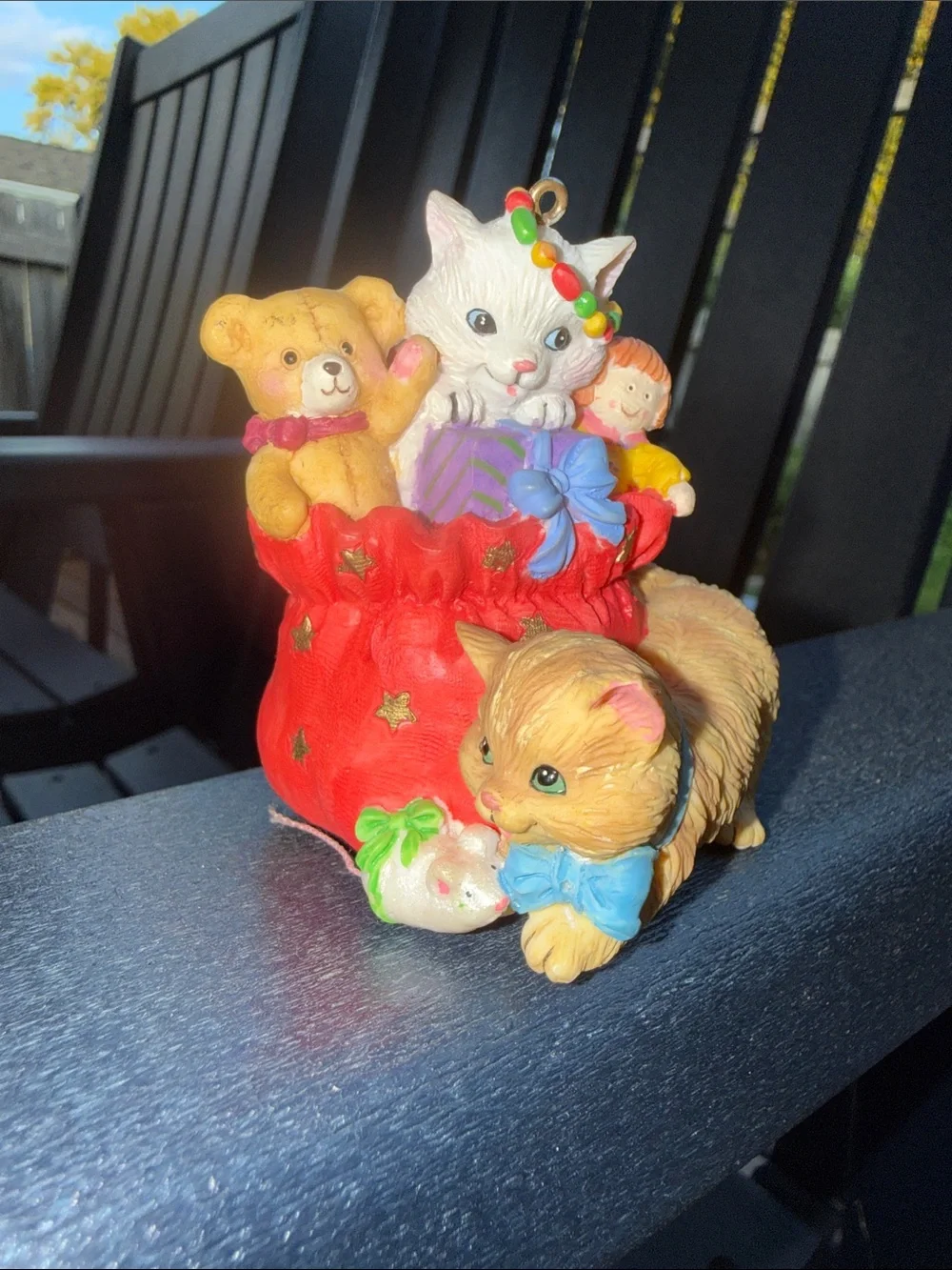 Merry Mischief Makers Carlton Cards Cat Ornament 1999